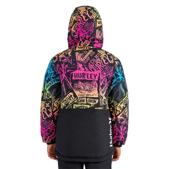 Hurley Youth Snow Jacket, Multi-Colored - Size M (10/12) - Picture 12 of 15